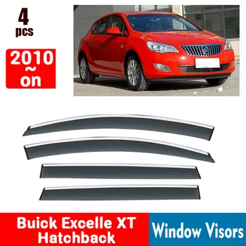 PRE Buick Excell XT Hatchback 2010-Na Okno Clony proti oslneniu Dážď Stráže Windows Daždi Kryt Deflektor Markíza Štít Prieduch Stráže