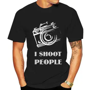 Ja som strieľať Ľudí Womans T-Shirt, Shirt Fotografovanie Fotoaparát Kameraman fotograf