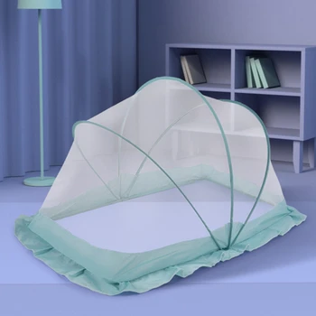 Prenosná Skladacia Detská Postieľka Mosquito Net Stan Prenosné Free Zariadenie Hammock Zatmenie Spanie Čisté Leto