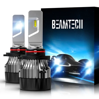 BEAMTECH 9005 LED Žiarovka, 16000LM 70W 30 mm Chladič Base CSP Čipy 6500K Xenon Biela