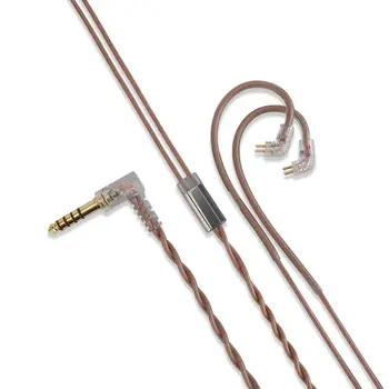 LETSHUOER M3-HIFI audio kábel-204 pramene dual core vysoká čistota 6N monokryštalické medi IEM audio kábel-0.78 dual pin 3.5 alebo 4