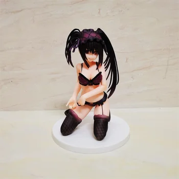 Anime Dátum Live Tokisaki Kurumi nočná mora na Kolenách Pozíciu Plavky PVC Akcie Obrázok Zberateľskú Model Bábiky Hračky 16 cm
