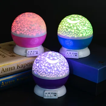 Hviezda Projekčnej Lampy Spálňa USB, Nočné Lampy, LED, Stolové Lampy, detské Hračky Projektor Nočné Svetlo Kreatívny Darček k Narodeninám