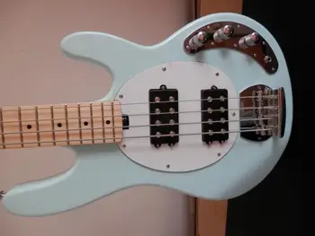 Doprava zadarmo Nové l Musicman Sting Ray 4 Reťazce Svetlo modrej Farby Electric Bass Gitara 10yue9