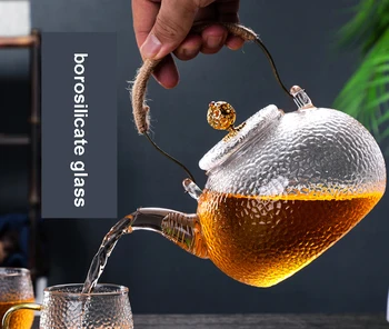 700ML, vysokoteplotný borosilikátového skla kávu, rýchlovarná kanvica, dážď-drop plastický sklo turecká káva, tvorivé jasné, rýchlovarná kanvica, čaj hrniec