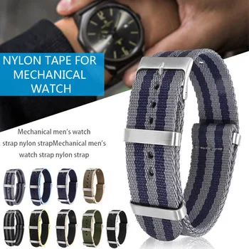 Unisex Nahradenie Watchband 20 mm Módne Vojenské Nylon Hodinky Remienok Športové Náramkové hodinky Kapela Popruhy Belt Príslušenstvo Hodinky
