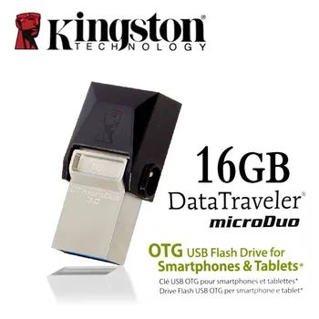 Kingston USB 3.0 pero jednotky Smartphone Micro Pamäť 16gb 32gb 64gb Prenosné úložiská Stick microDuo OTG usb flash disk kl ' úč