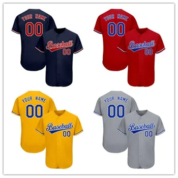 Vlastné Multi Color Baseball Dres pre Športovcov ，Dropship Baseball Dresy Tlač，Prispôsobiť Tím Oka Športové Košele