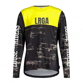 Motocross LGRA jersey MTB Bike enduro dlhým rukávom voľné rider tričko DH maillot ciclismo hombre horský bicykel BMX oblečenie