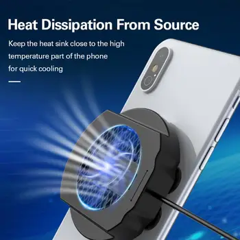 Mobilný Telefón Radiátor Herné Univerzálny Telefón Chladnejšie Nastaviteľné Prenosné Ventilátor Držiak Chladič Pre IPhone Samsung Huawei Príslušenstvo