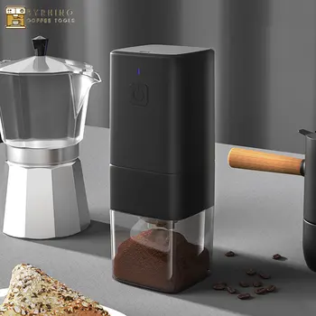 lectric Mlynček na Automatické Fazuľa Mlyn Prenosné Espresso Stroj Maker Pre Kaviareň Doma Cestovné USB Nabíjateľné