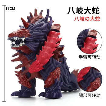 17 cm Veľké Veľkosti Mäkkej Gumy Monster Magatano-Orochi Akčné Figúrky Bábky Model Vybavenie Výrobkov Detí Montáž Hračky