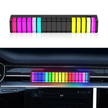 Auto LED Svetlo Parfum Osviežovač Okolitého Vzduchu Zásuvky Aromaterapia Lampa Vyzdvihnutie Svetlá RGB 3D Inteligentné Ovládanie Hlasom Dekorácie