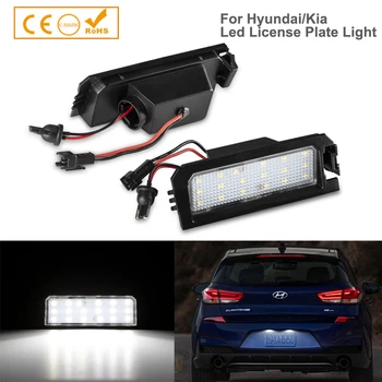 2 ks Canbus LED špz Svetlo poznávacia Modul Lampa Pre Hyundai I30 Elantra GT Sonáta LFA Veloster Kia Rio Niro Cadenza