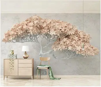 3d foto tapety vlastné nástenné kvitnutia stromov, tv joj, obývacia izba domova 3d nástenné maľby, tapety na steny, 3 d