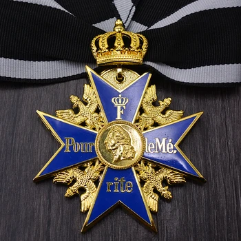 DE Frederick Modré Železo Marx Kríž za Zásluhy, Medailou Európskej Koruny Dubový List Veľkú Statočnosť Medaila Odznak Replika