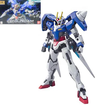 Bandai Skutočné Zostavený Model Auta 1/144 HG 00 GN-0000 00 Gundam Gunpla Anime Obrázok Akcie Obrázok Hračky, Darčekové NOVÉ Pre Deti