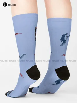 The Truman Show Ponožky Futbal Ponožky Mužov Streetwear Osobné Vlastné Unisex Dospelých Dospievajúcu Mládež Ponožky 360° Digitálna Tlač Retro Umenie