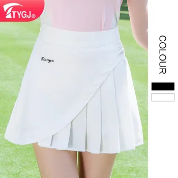 TTYGJ Golf Sukne Ženy Patria Vysoký Pás Módne Športové Tenisové Skladaný Krátke Sukne S Vnútorné Nohavice Priedušná A-line Sukne