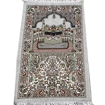 Moslimské Koberec Deka Modlitba Koberec Tapete s Strapec Islamskej Mat Qibla Deka Prenosné Výšivky Domáce Dekorácie 70x110cm