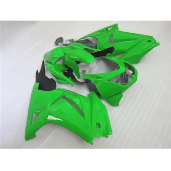 Vysoká Kvalita Vstrekovanie Motocykel pre Kawasaki Ninja 250R kapotáže auta 2008-2014 zelená čierna kapotáže nastaviť 250r 08 09 11 12-14 ZM60